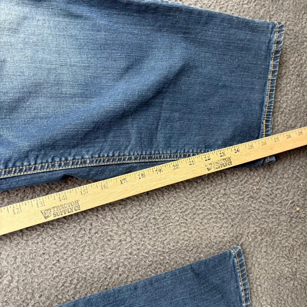 Levis 541 Athletic Taper‎ Mens Blue Stretch Denim Jeans W50 L30 Medium Wash